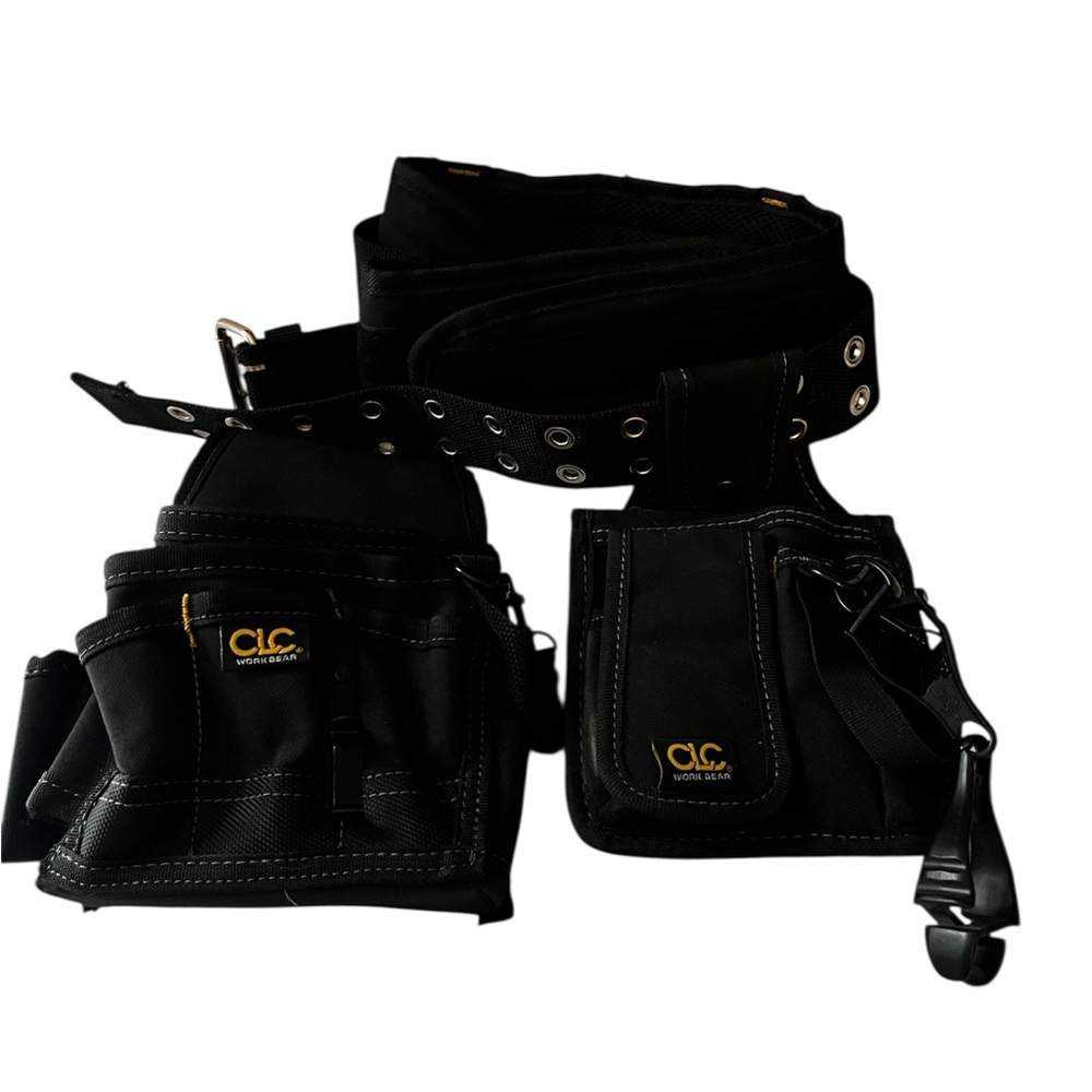 CLC Tool Works 5 Pc Belt/Tool Pouches Set